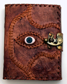 Leather Embossed Sacred Eye Journal